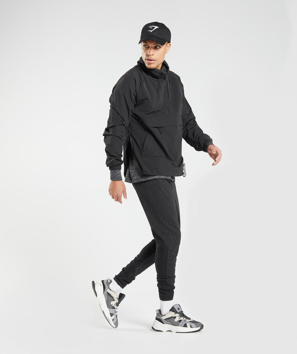 gymshark-retake-knit-joggers-black-marl-aw22