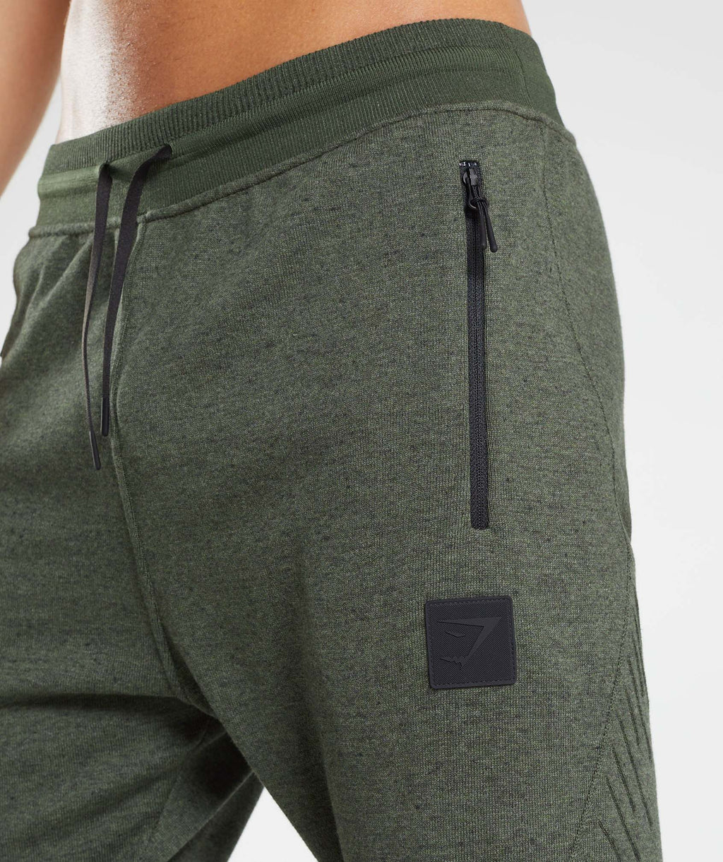gymshark-retake-knit-joggers-moss-olive-marl-aw22