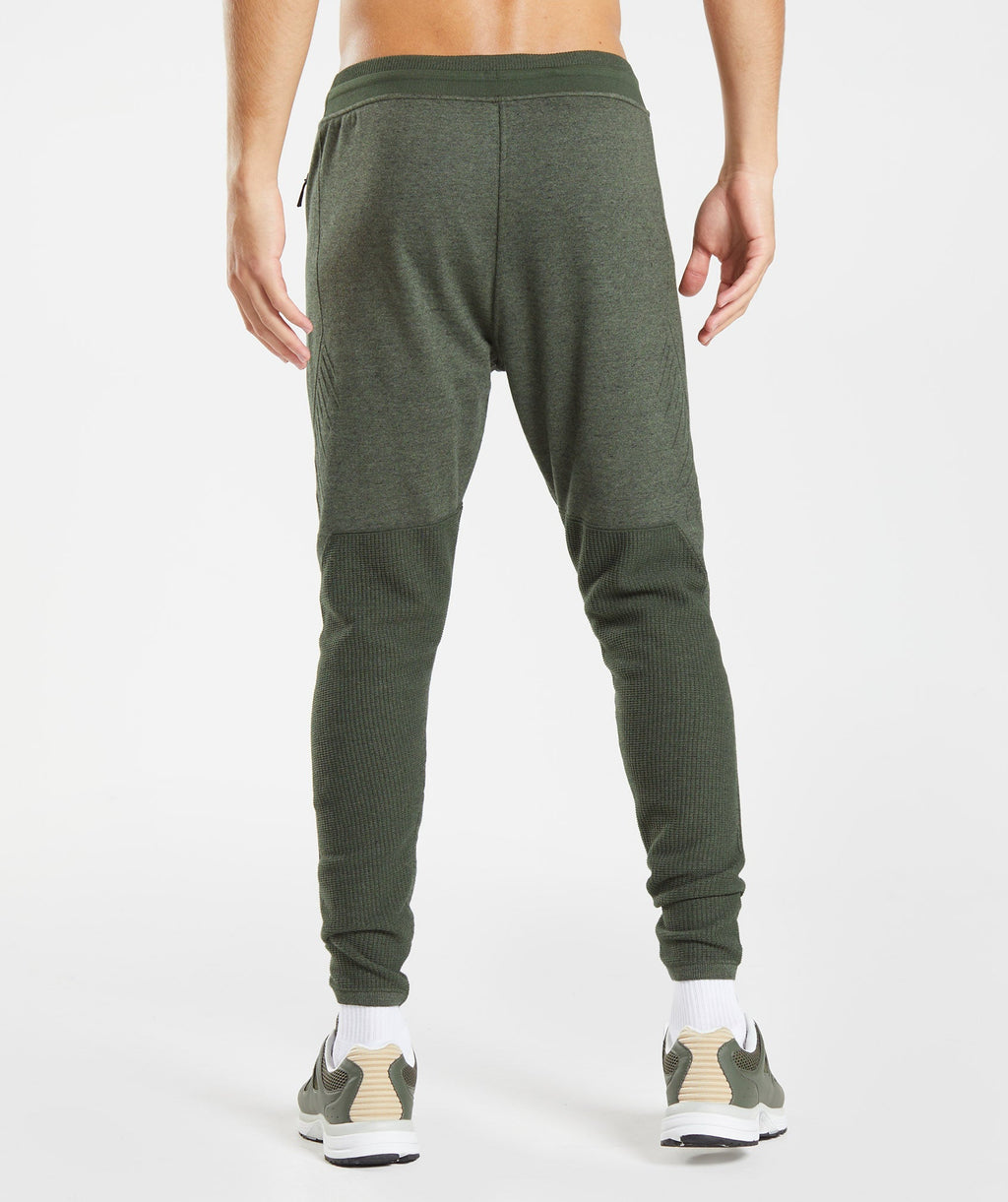 gymshark-retake-knit-joggers-moss-olive-marl-aw22