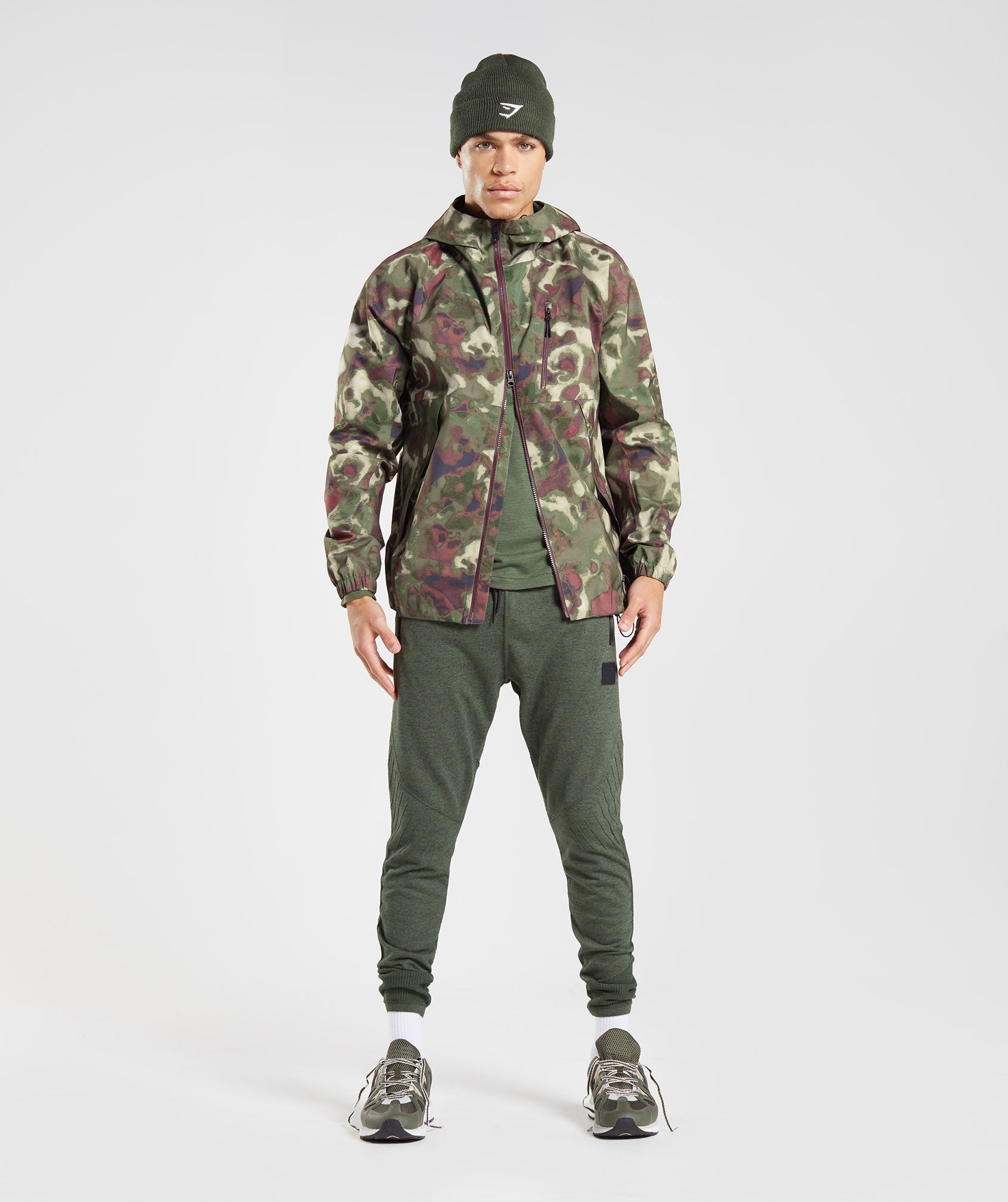 gymshark-retake-knit-joggers-moss-olive-marl-aw22