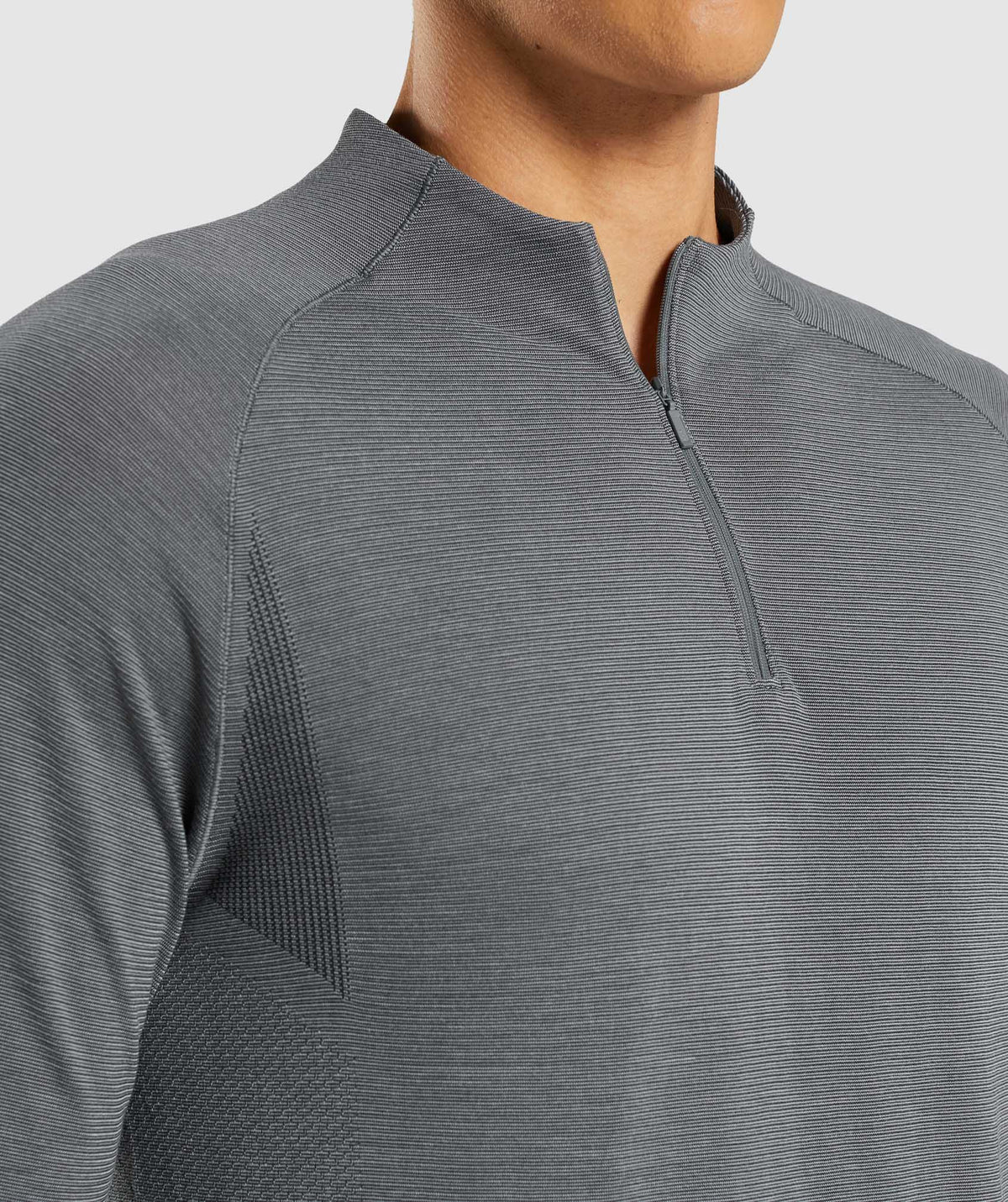 gymshark-retake-seamless-1-4-zip-black-charcoal-marl-aw21