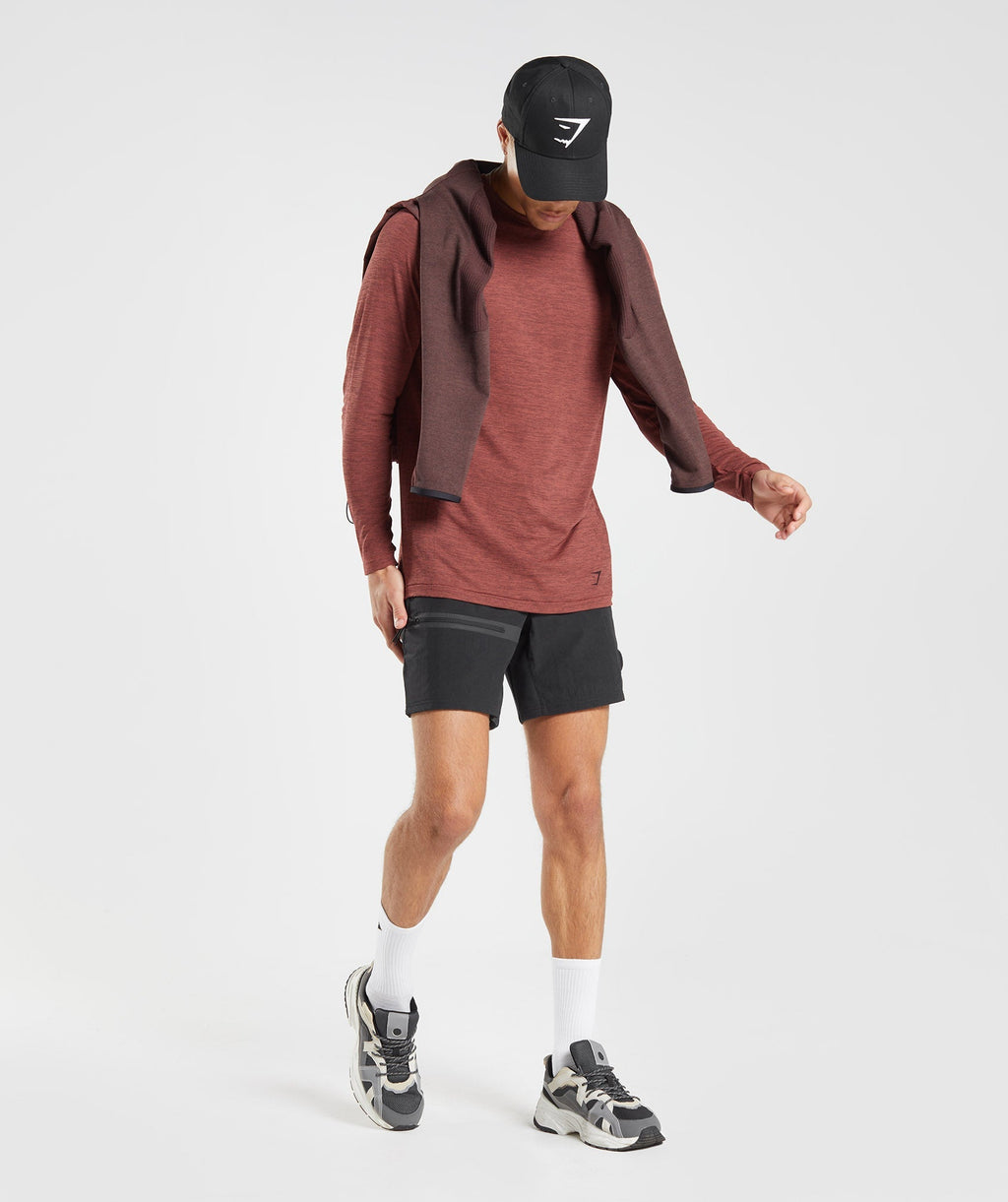 gymshark-retake-seamless-long-sleeve-t-shirt-rose-brown-black-marl-aw22