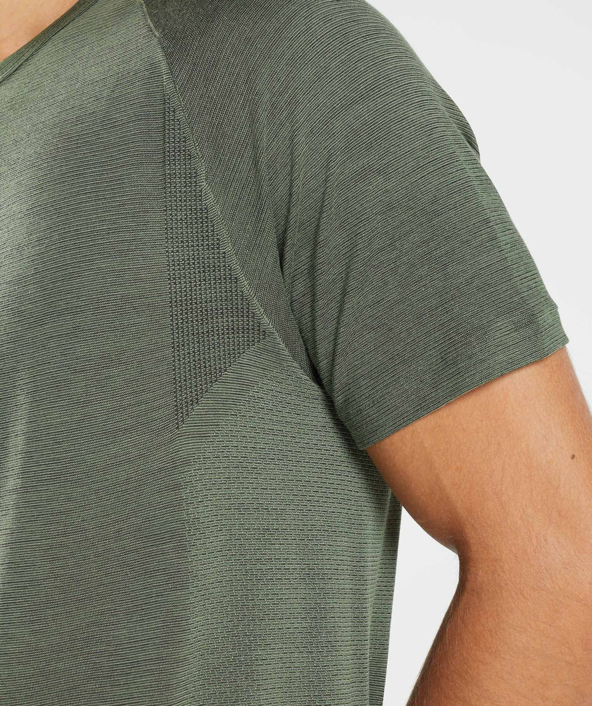 gymshark-retake-seamless-t-shirt-core-olive-black-marl-aw22