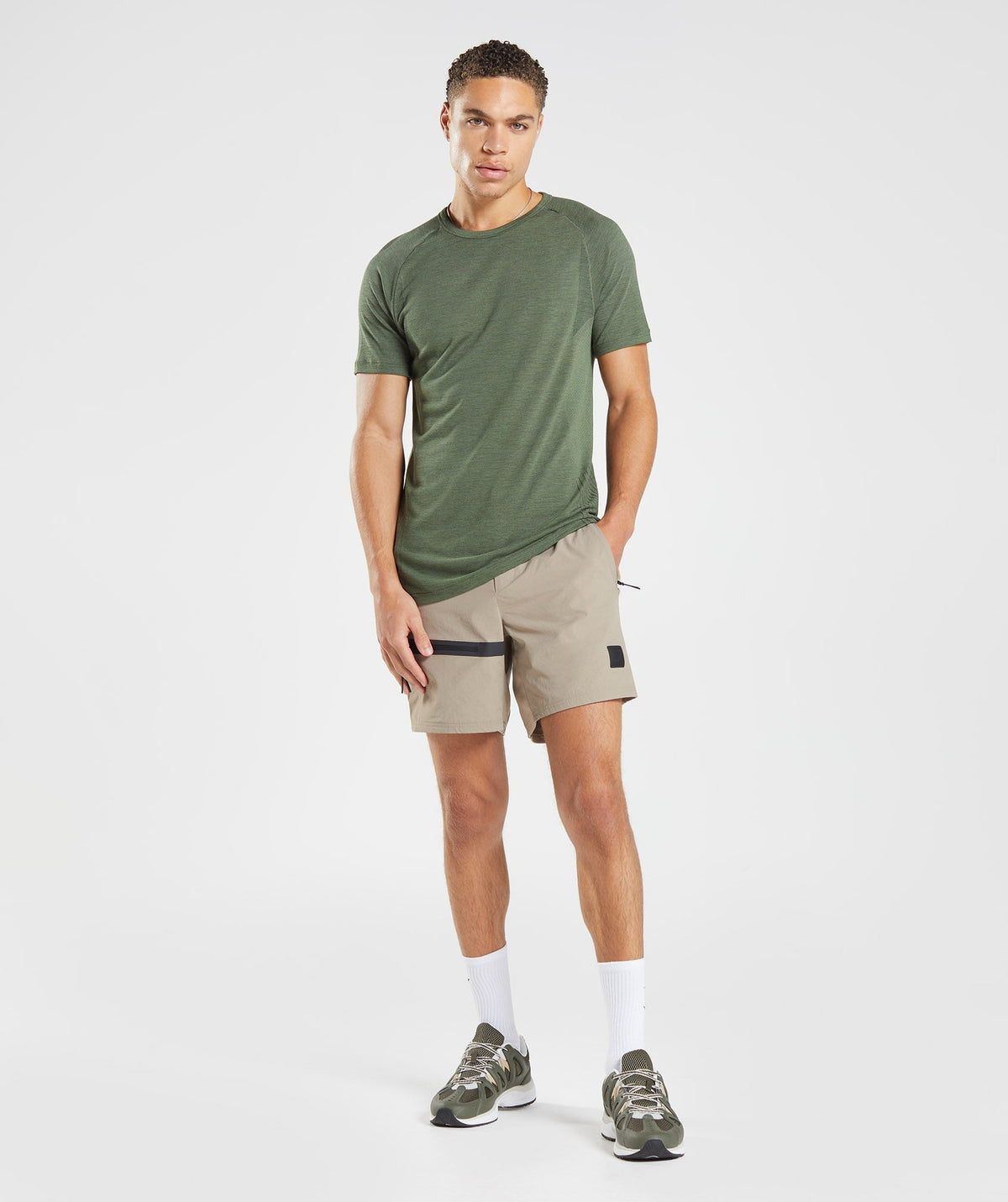 gymshark-retake-seamless-t-shirt-core-olive-black-marl-aw22