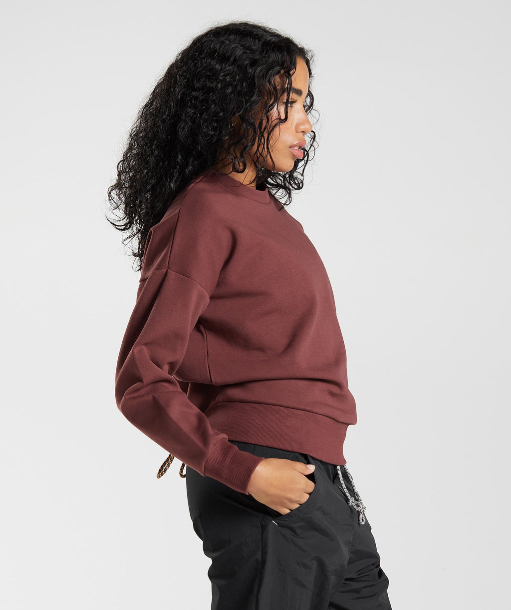 gymshark-retake-sweat-crew-cherry-brown-aw22