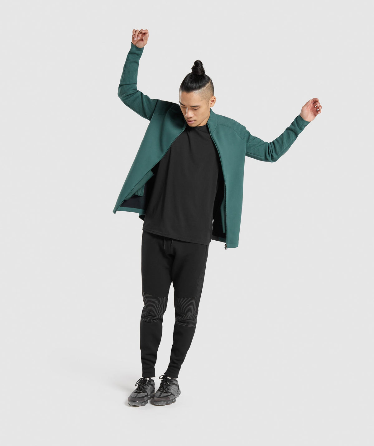 gymshark-retake-full-zip-track-jacket-dark-green-black