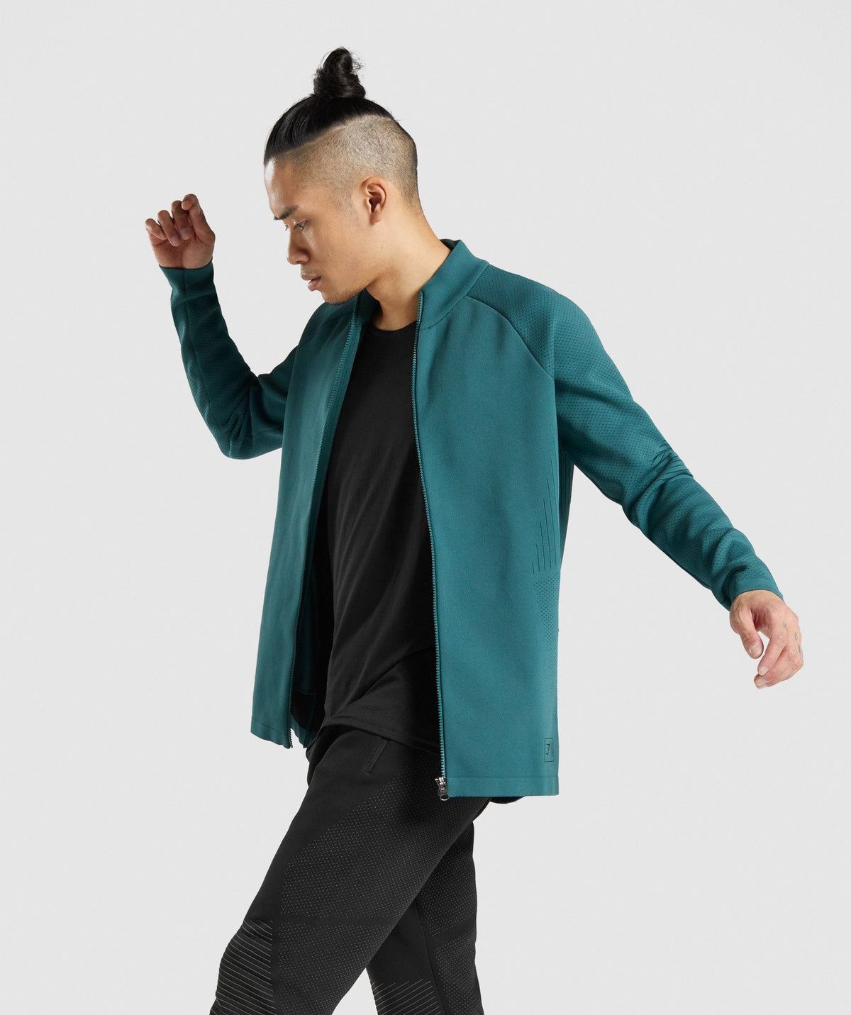 gymshark-retake-full-zip-track-jacket-dark-green-black