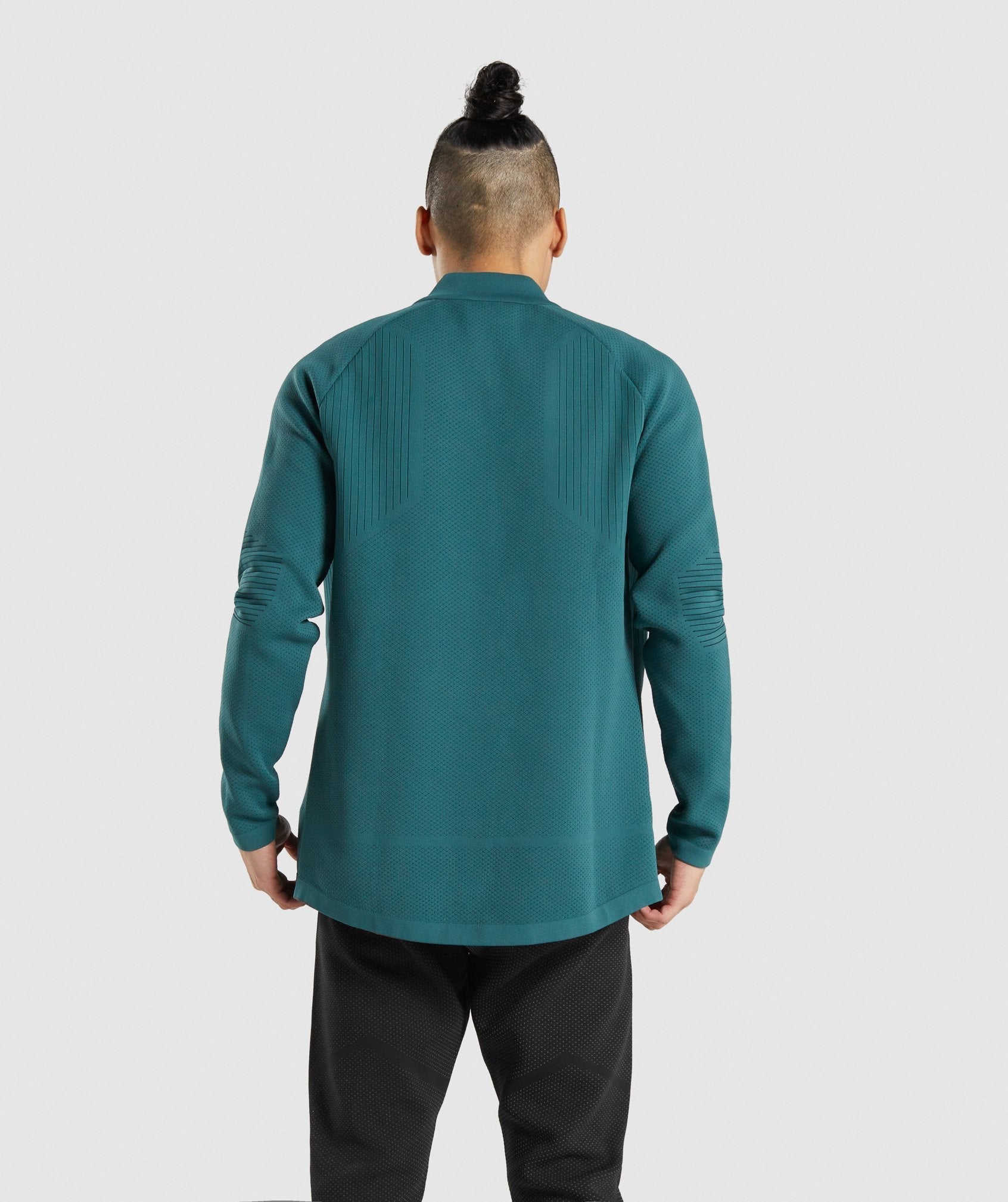 gymshark-retake-full-zip-track-jacket-dark-green-black