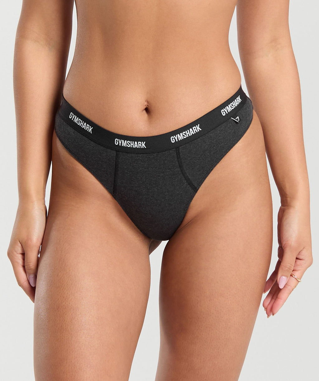 gymshark-rib-high-rise-thong-midnight-black-marl-ss24