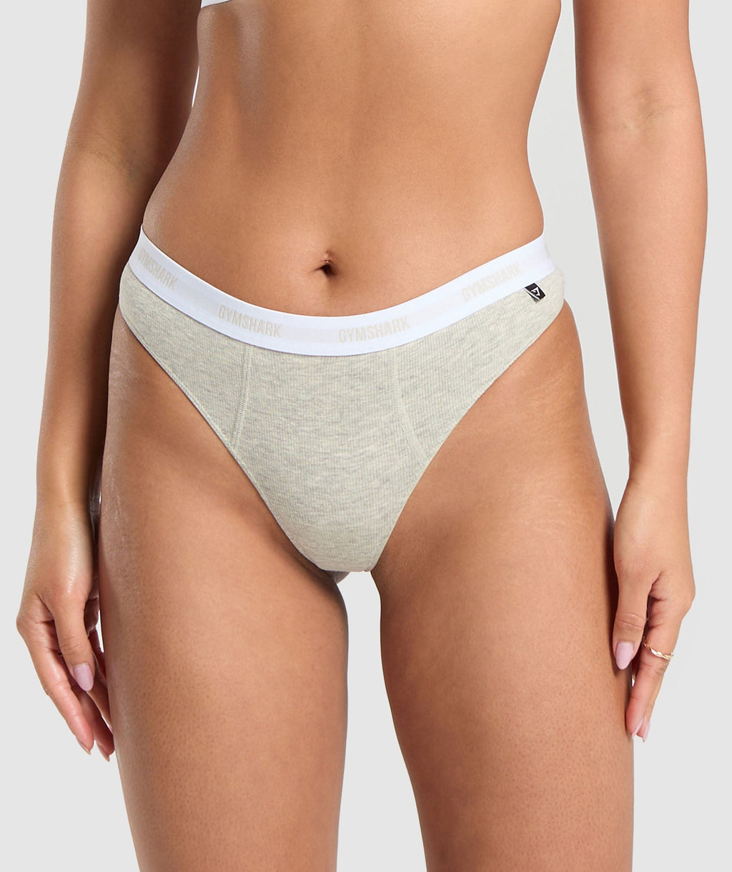 gymshark-rib-high-rise-thong-stone-grey-marl-ss24