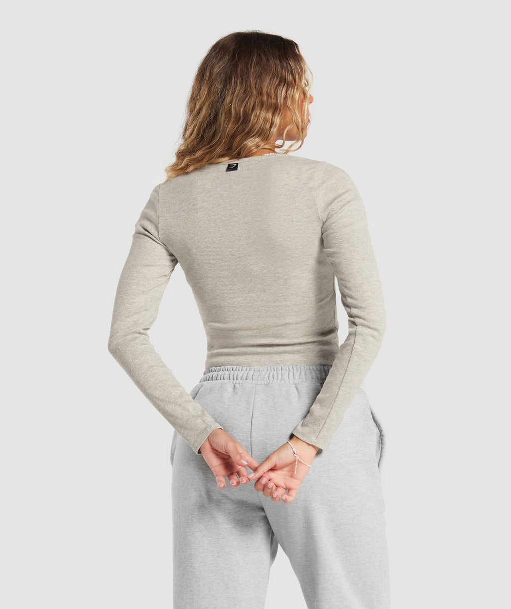 gymshark-rib-long-sleeve-top-stone-grey-marl-ss24
