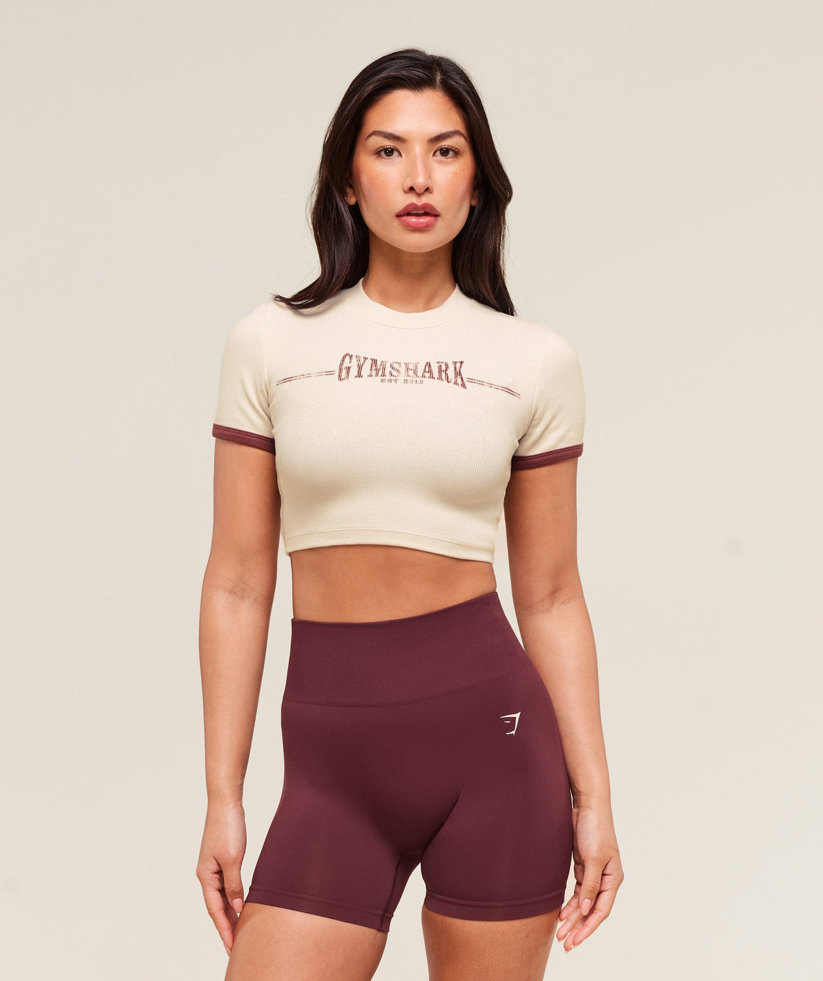 gymshark-ribbed-cotton-crop-top-oat-white-burgundy-brown-ss25