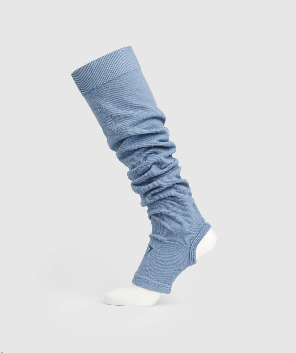gymshark-ribbed-cotton-seamless-leg-warmers-socks-blue-ss24