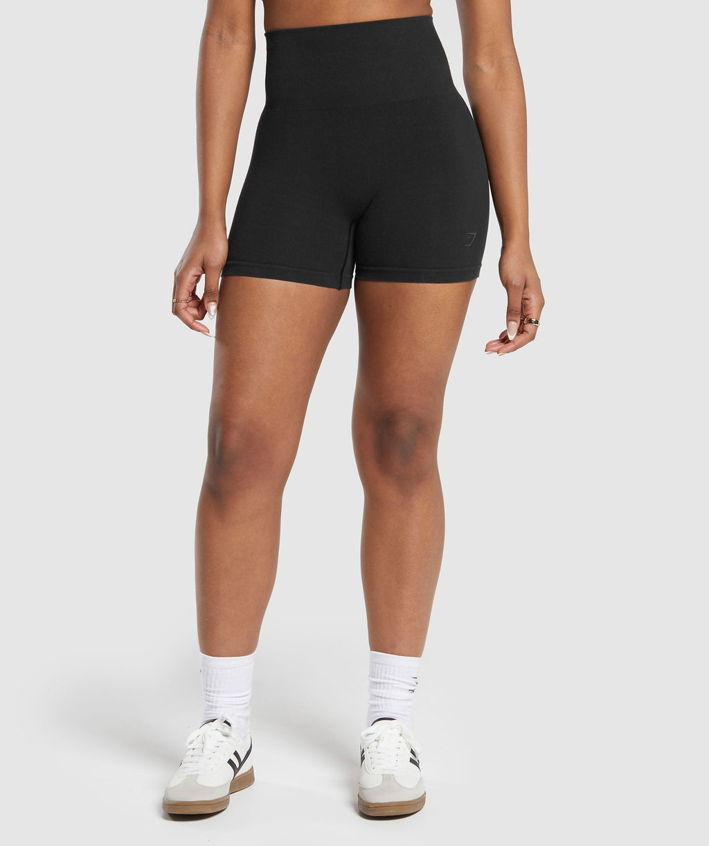 gymshark-ribbed-cotton-seamless-shorts-black-ss24