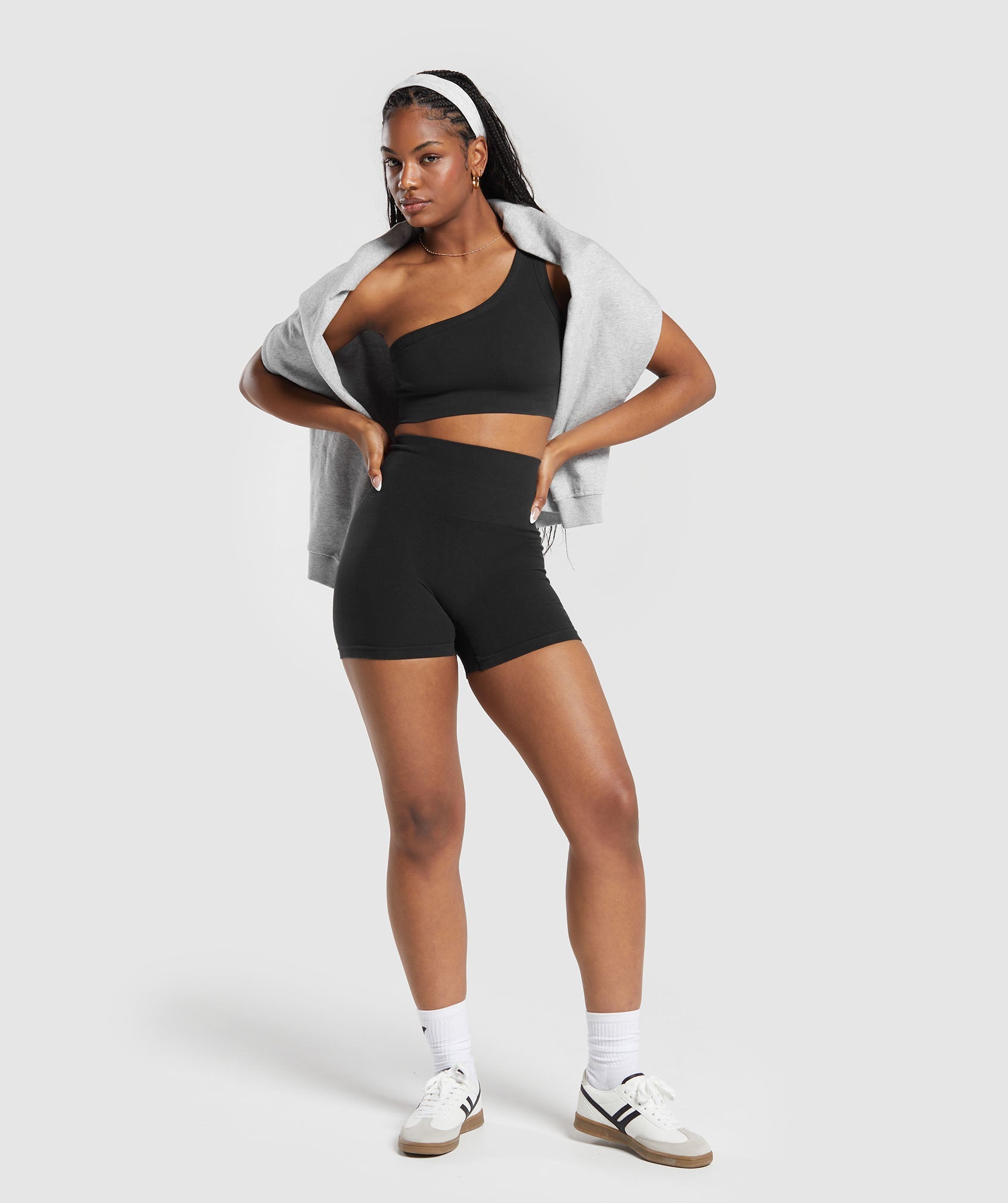 gymshark-ribbed-cotton-seamless-shorts-black-ss24