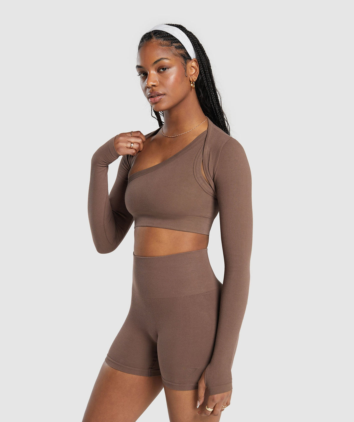 gymshark-ribbed-cotton-seamless-shrug-ls-tops-brown-ss24
