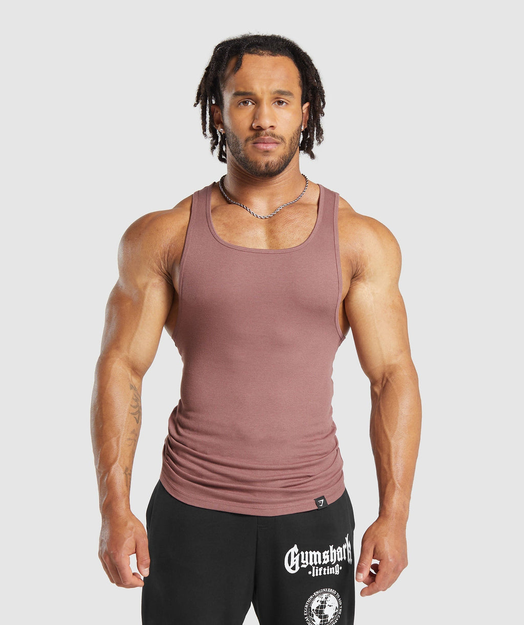 gymshark-ribbed-tank-1pk-sleeveless-tops-brown-aw24