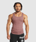 gymshark-ribbed-tank-1pk-sleeveless-tops-brown-aw24