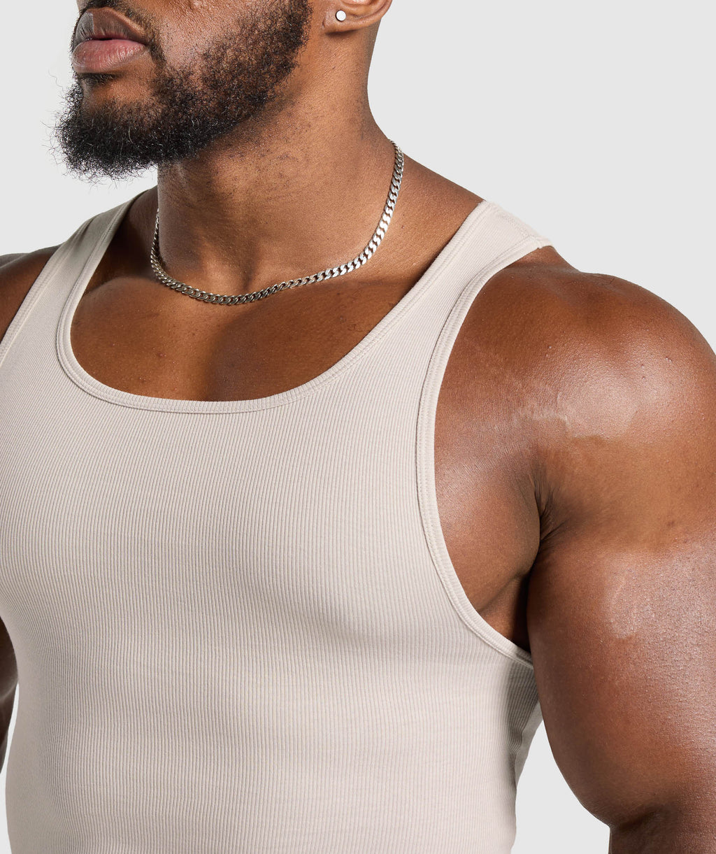 gymshark-ribbed-tank-3pk-denim-grey-pebble-grey-lifestyle-brown-ss25