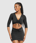 gymshark-ruche-3-4-sleeve-crop-top-black-ss24