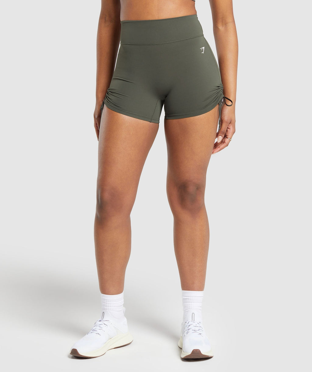 gymshark-ruche-shorts-strength-green-ss24