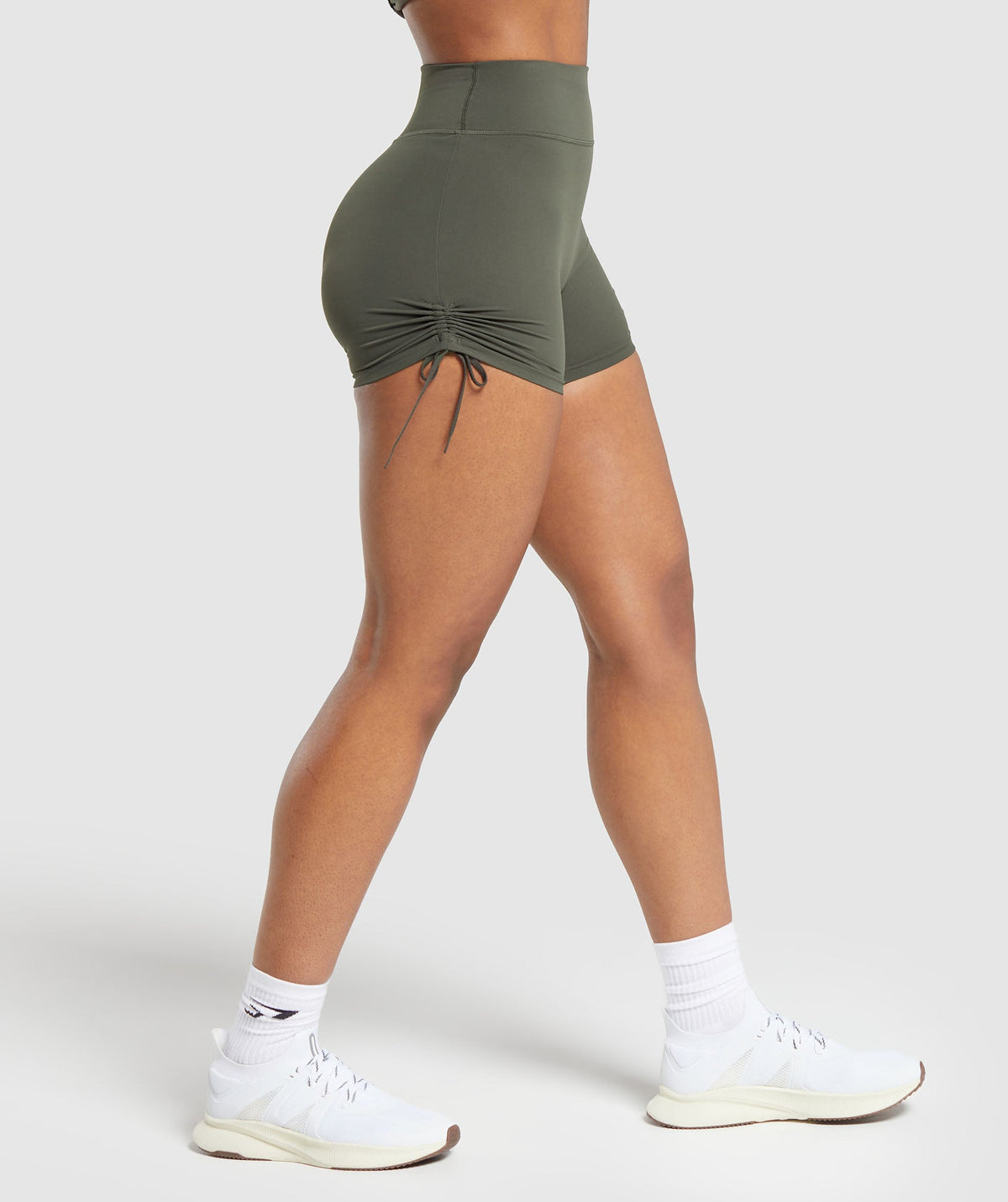 gymshark-ruche-shorts-strength-green-ss24