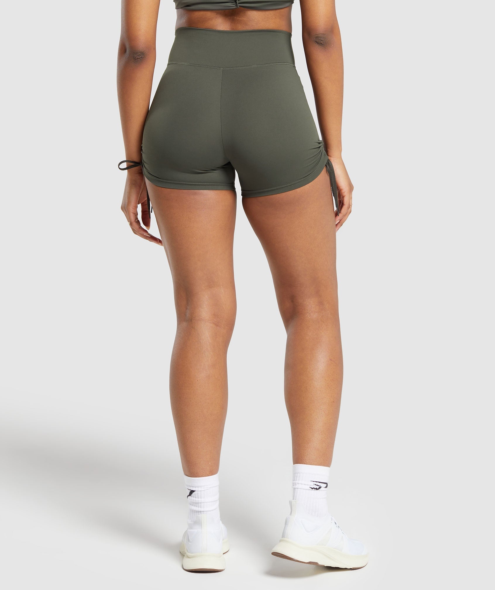 gymshark-ruche-shorts-strength-green-ss24