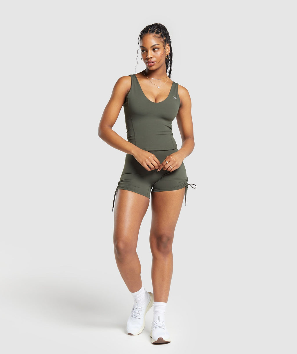 gymshark-ruche-shorts-strength-green-ss24