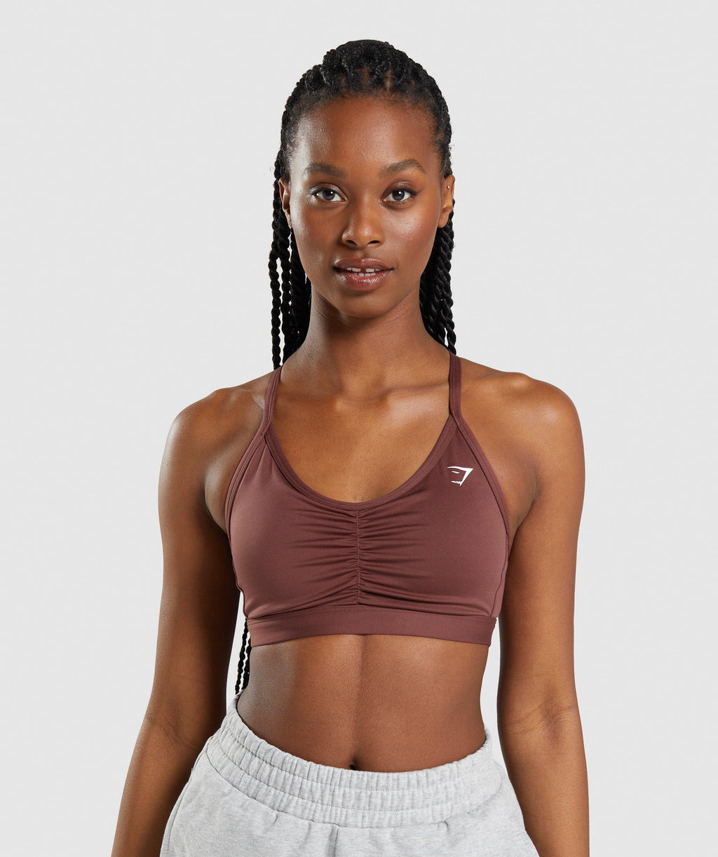 gymshark-ruched-sports-bra-cherry-brown-ss22