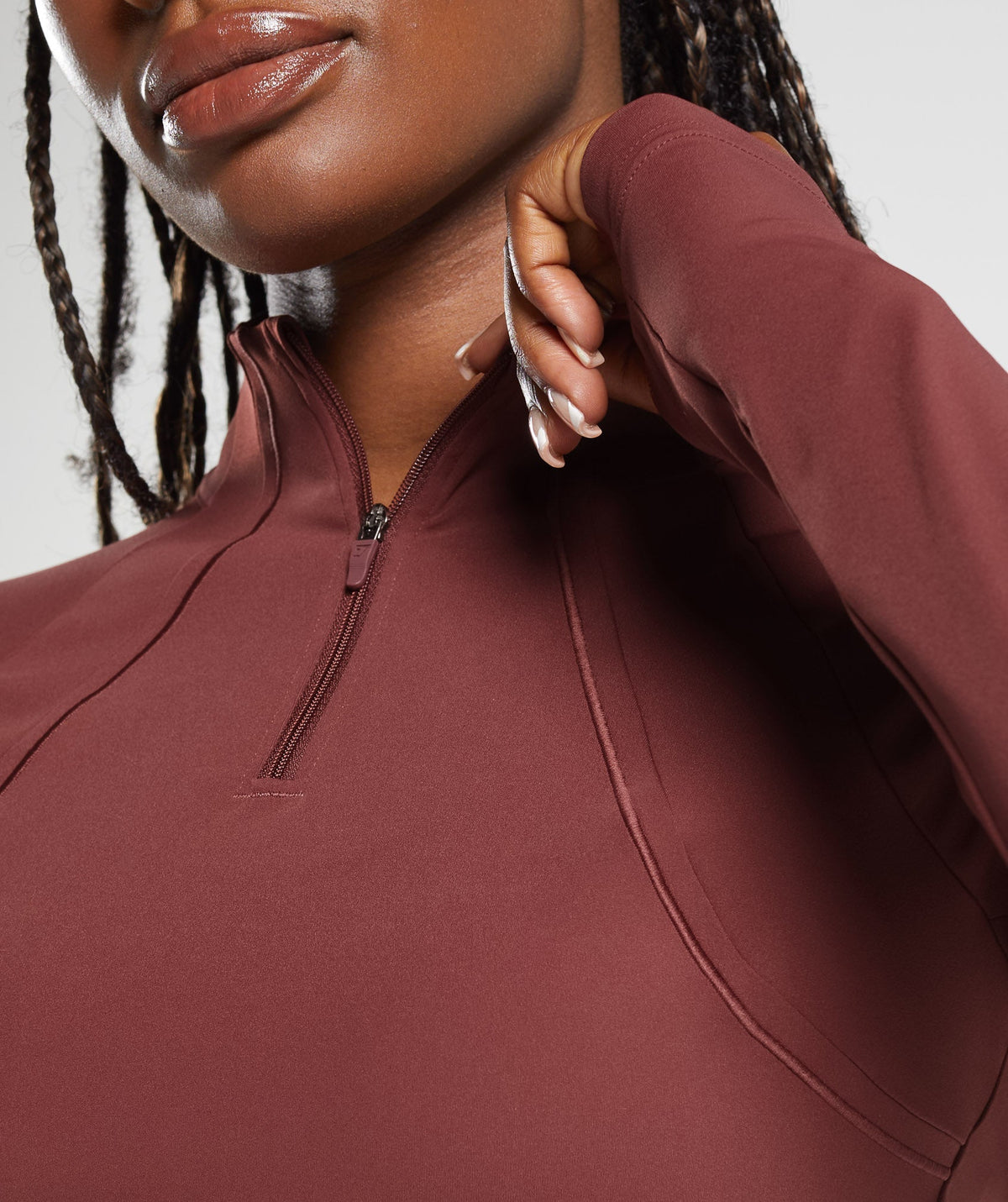 gymshark-running-1-4-zip-washed-burgundy-aw23