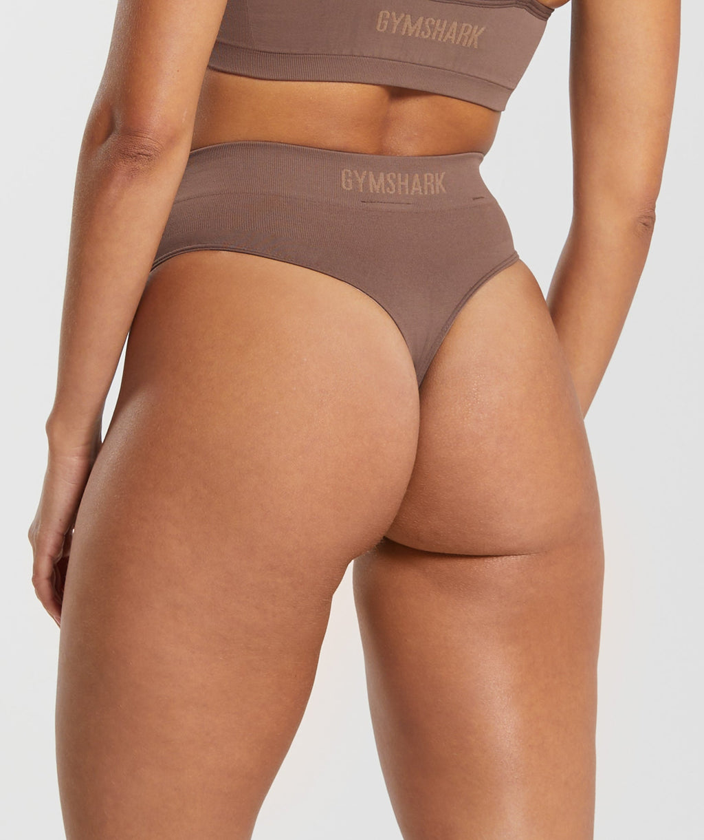 gymshark-seamless-high-waisted-thong-soft-brown-ss24