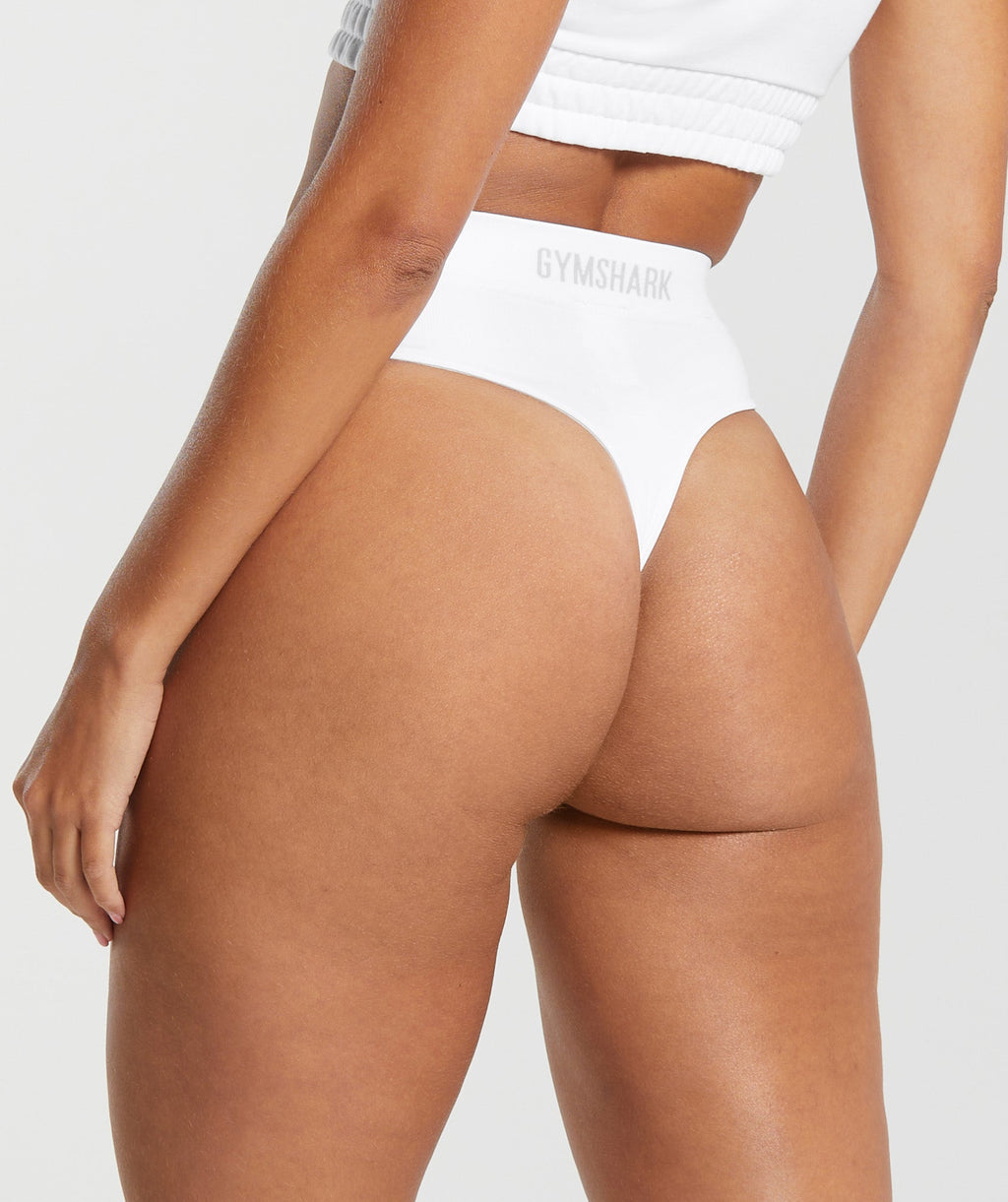 gymshark-seamless-high-waisted-thong-white-ss24