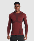 gymshark-free-force-seamless-muscle-fit-long-sleeve-t-shirt-burgundy-aw21