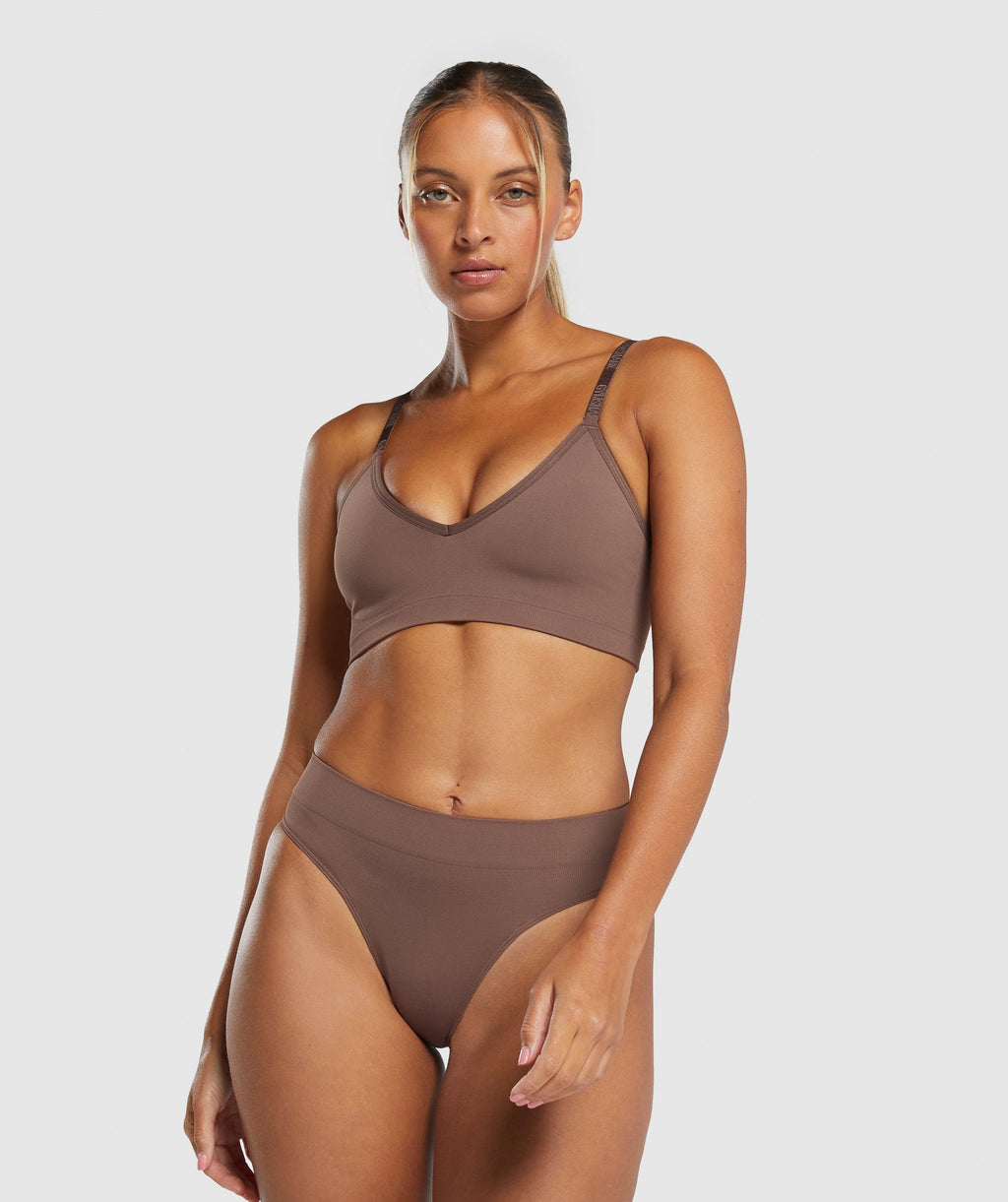 gymshark-seamless-v-neck-bralette-underwear-brown-ss24