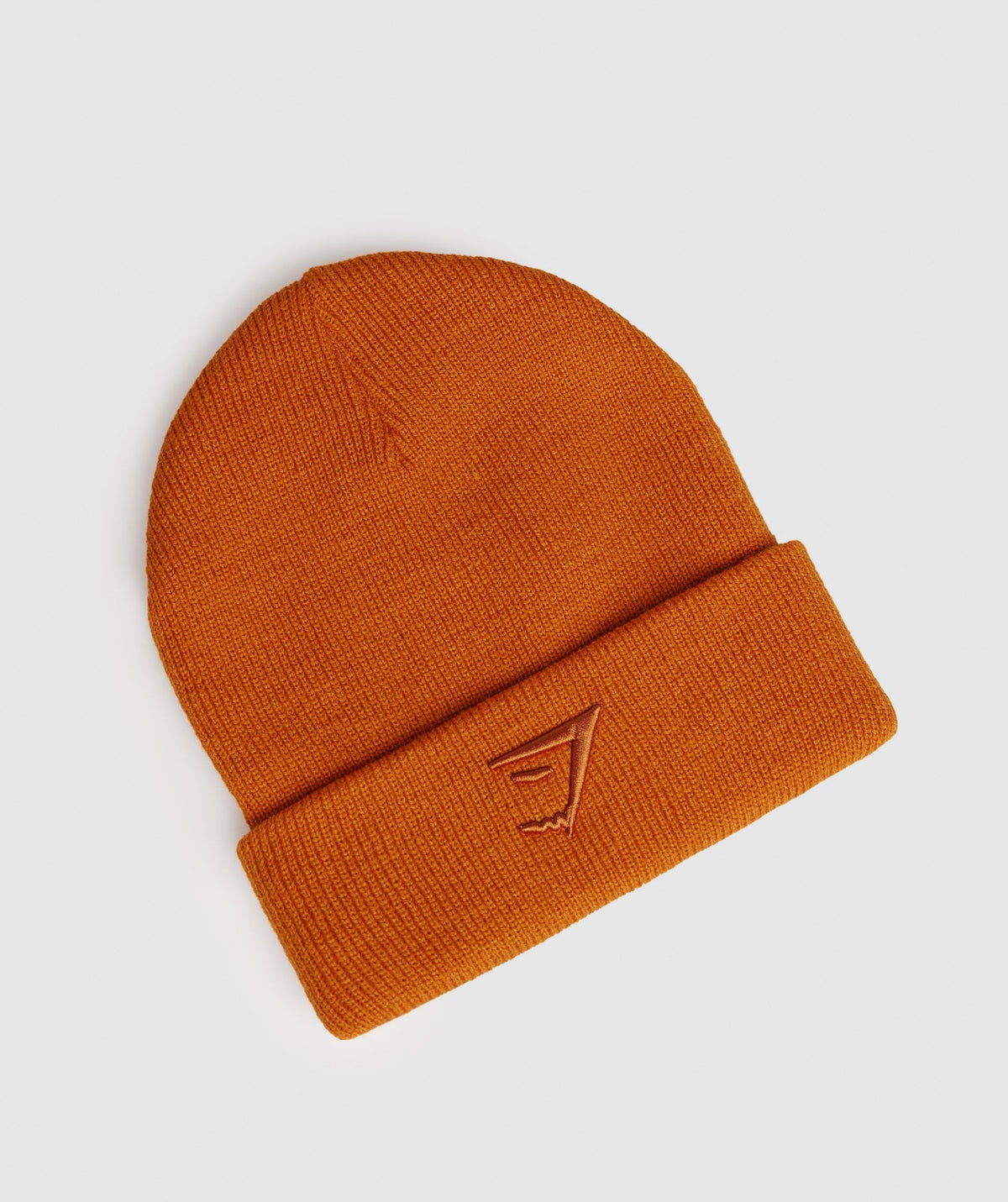 gymshark-sharkhead-beanie-charred-orange-aw23