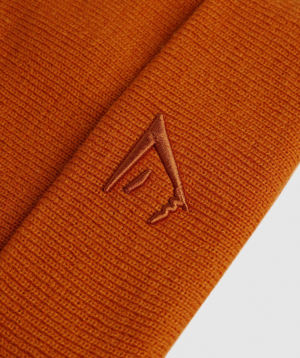 gymshark-sharkhead-beanie-charred-orange-aw23