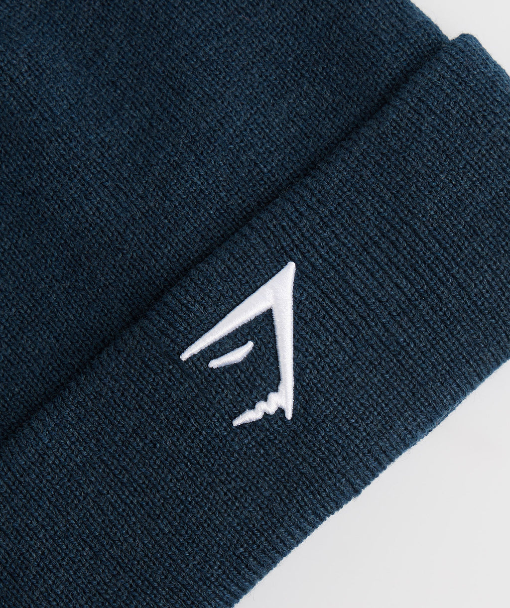 gymshark-sharkhead-beanie-navy