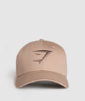 gymshark-sharkhead-cap-deep-fawn-brown-ss25
