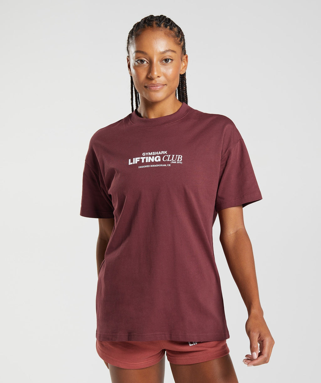 gymshark-social-club-oversized-t-shirt-cherry-brown-aw22