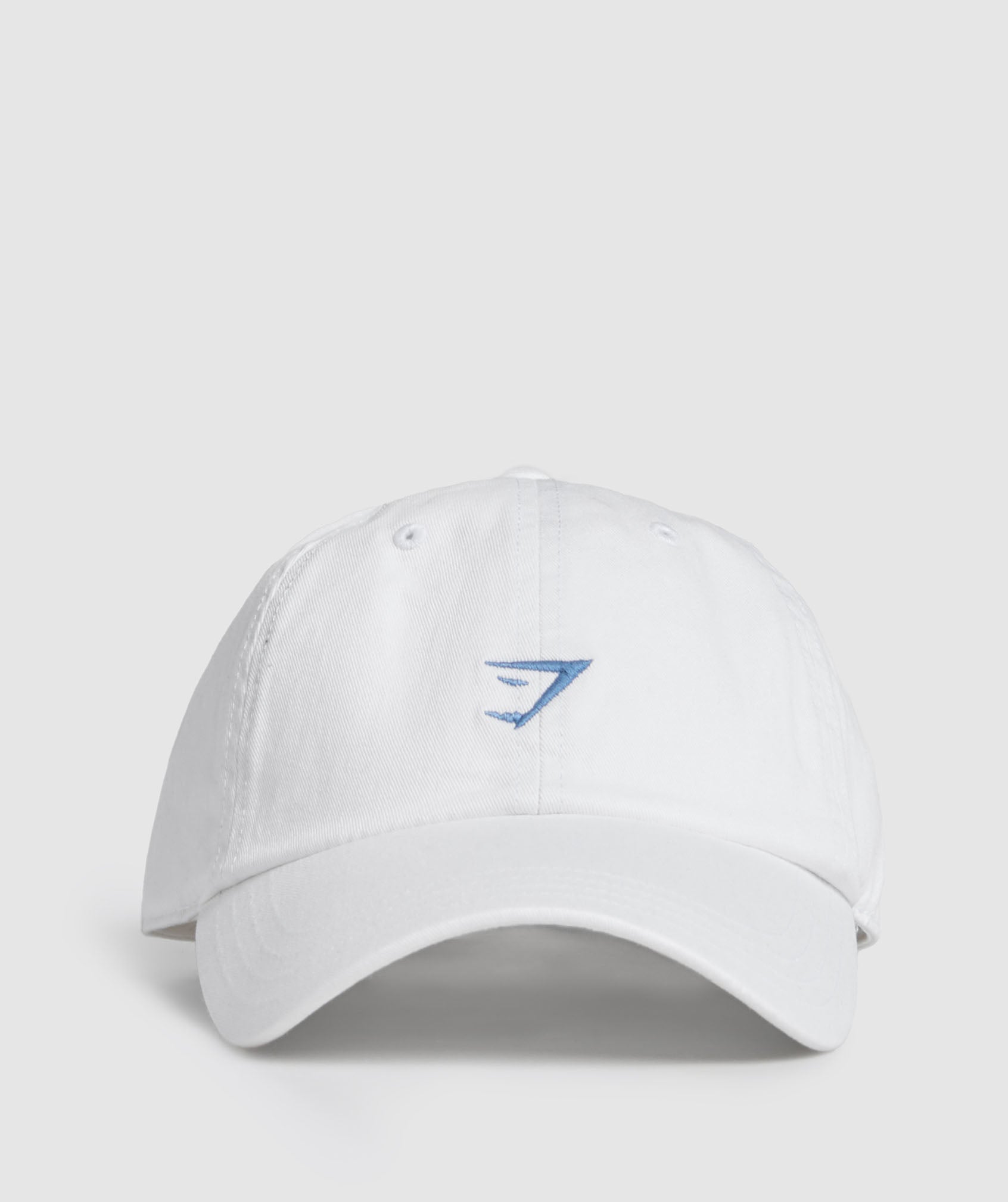 gymshark-relaxed-cap-white-ss25