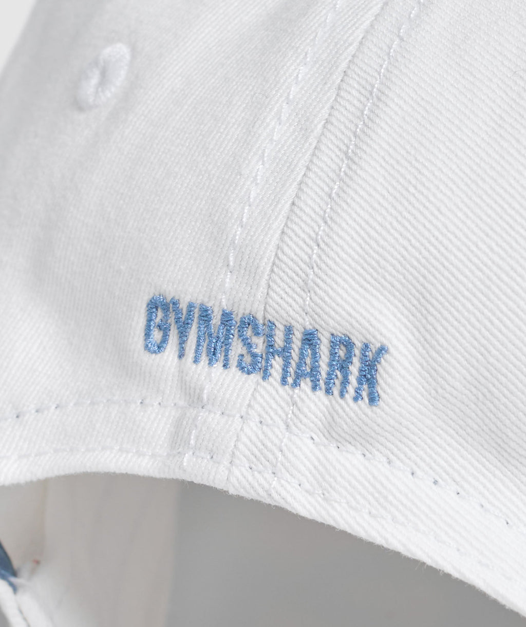 gymshark-relaxed-cap-white-ss25