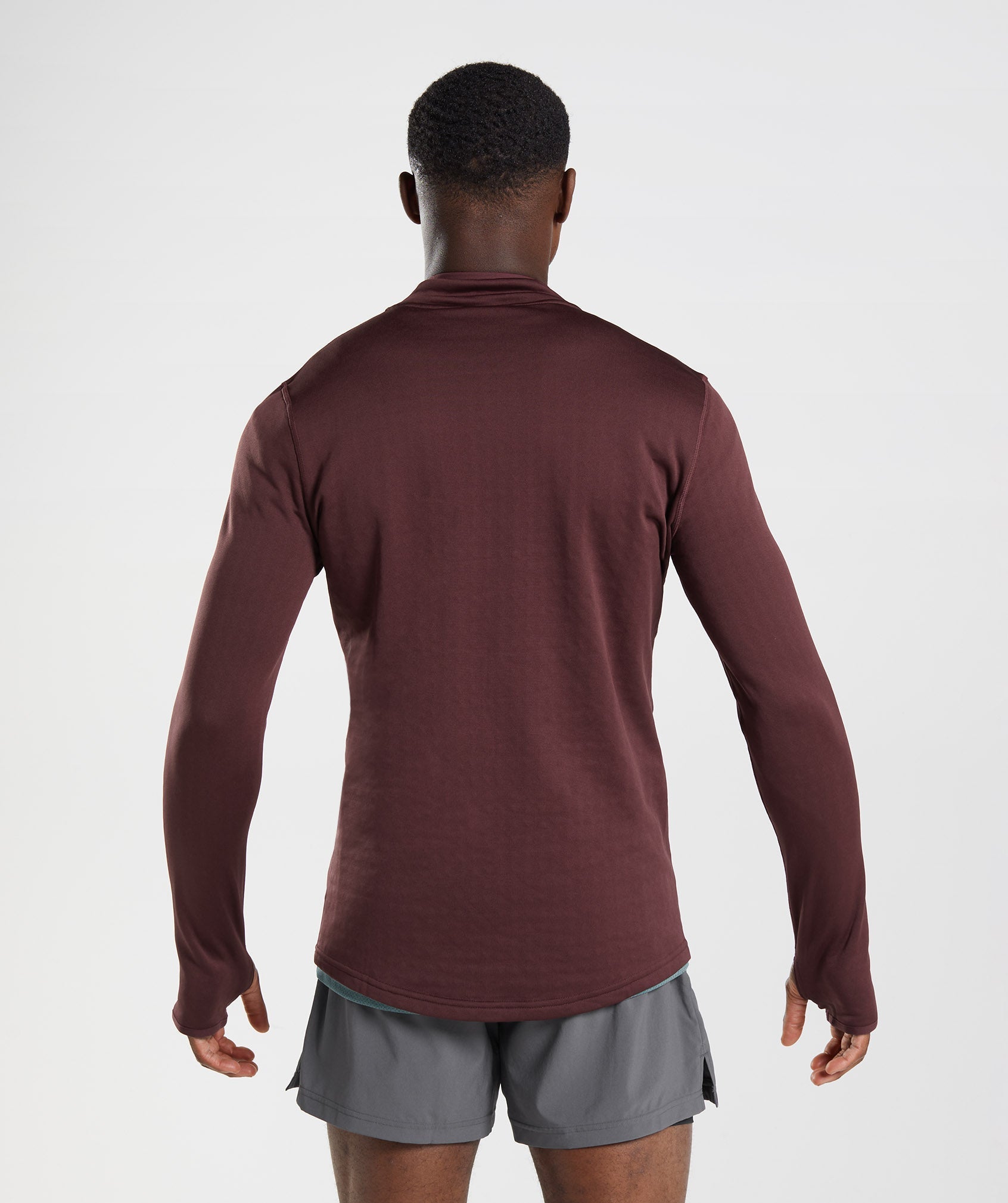 gymshark-sport-1-4-zip-baked-maroon-aw22