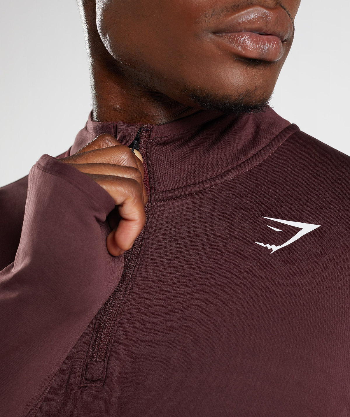 gymshark-sport-1-4-zip-baked-maroon-aw22