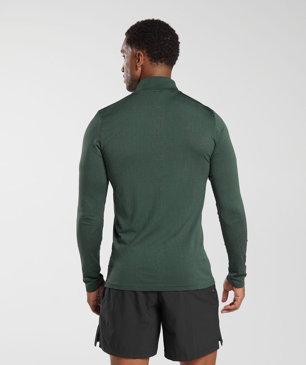 gymshark-sport-seamless-1-4-zip-fog-green-black-aw23