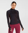gymshark-sport-1-4-zip-black-neptune-purple-currant-pink-aw22