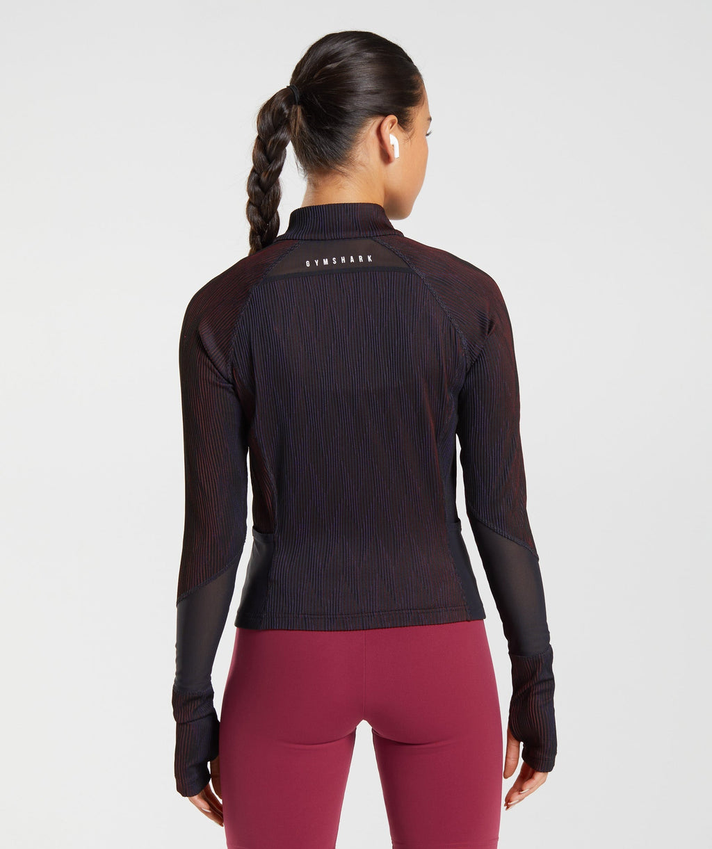 gymshark-sport-1-4-zip-black-neptune-purple-currant-pink-aw22