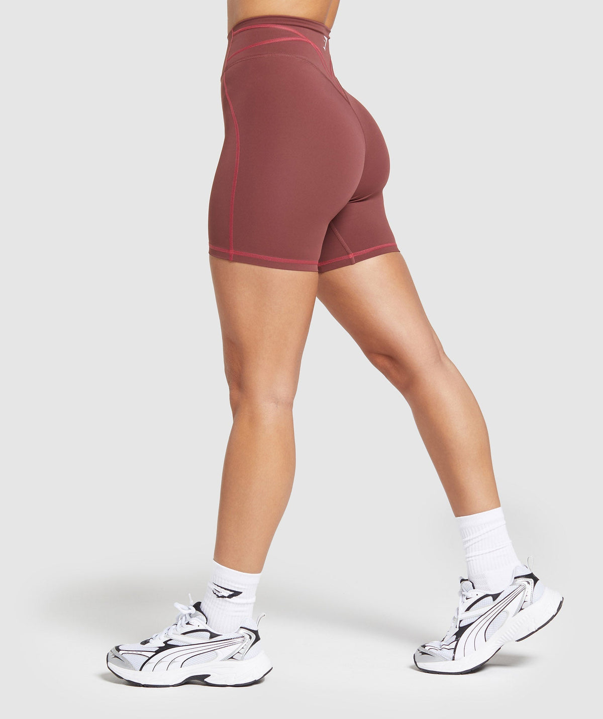 gymshark-stitch-feature-shorts-burgundy-brown-ss24