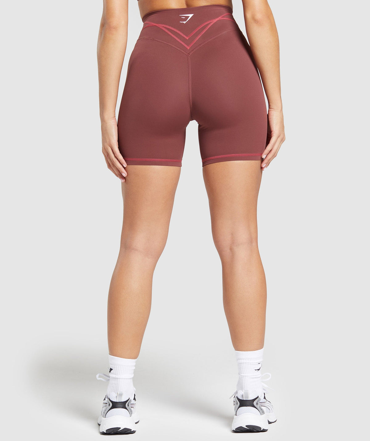 gymshark-stitch-feature-shorts-burgundy-brown-ss24