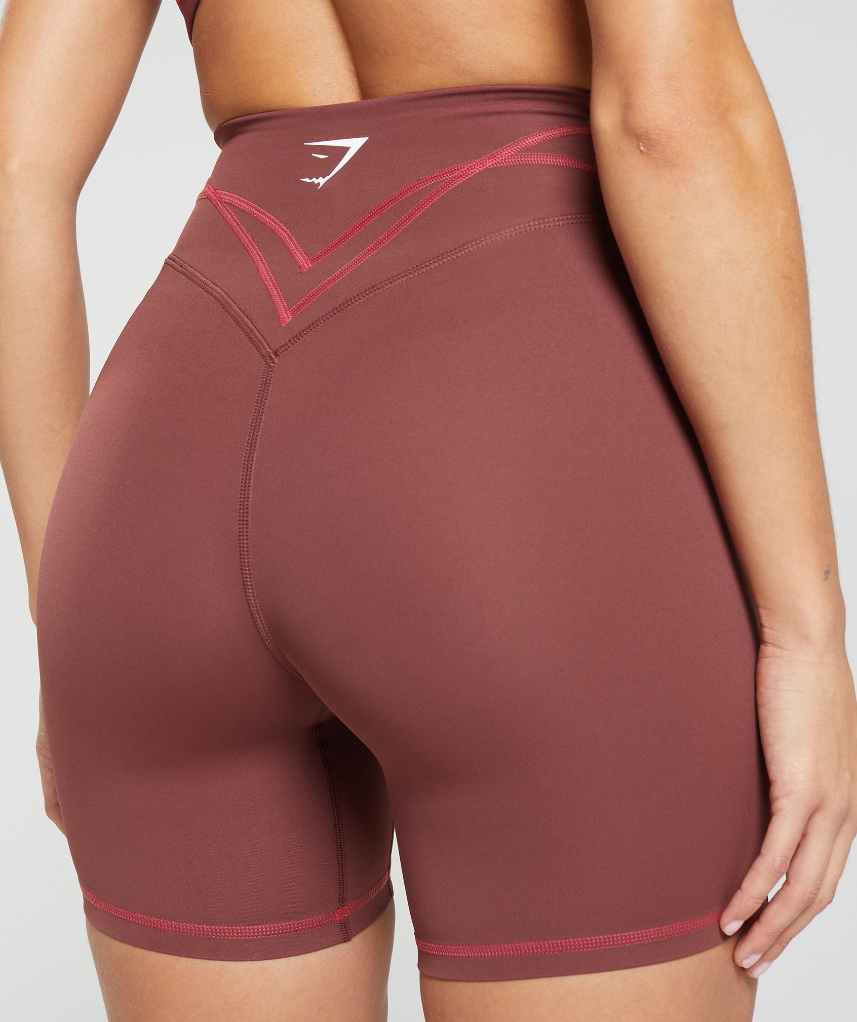 gymshark-stitch-feature-shorts-burgundy-brown-ss24