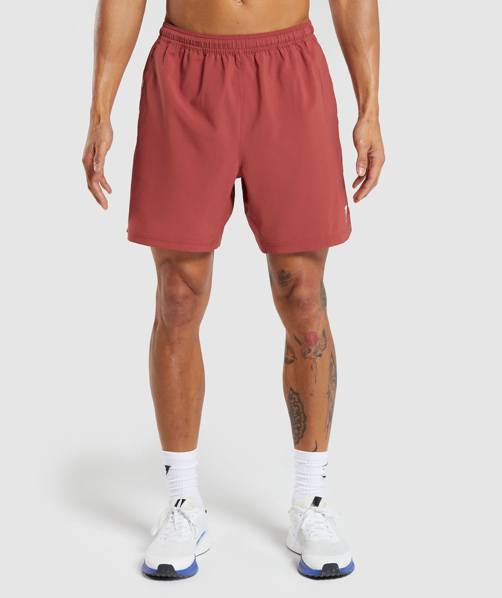 gymshark-strike-shorts-rust-red-aw23